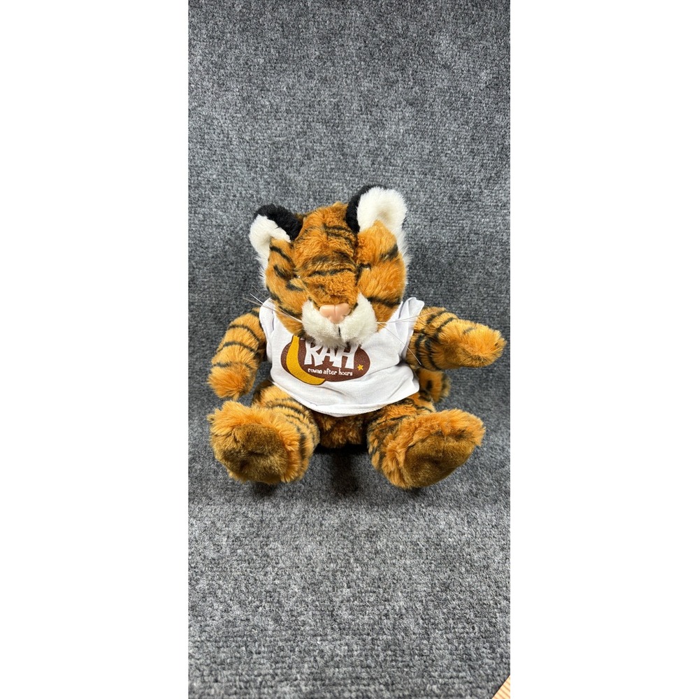 Deroma Tiger Plush Rowan After Hours RAH Shirt Stuffed Animal Made in Italy